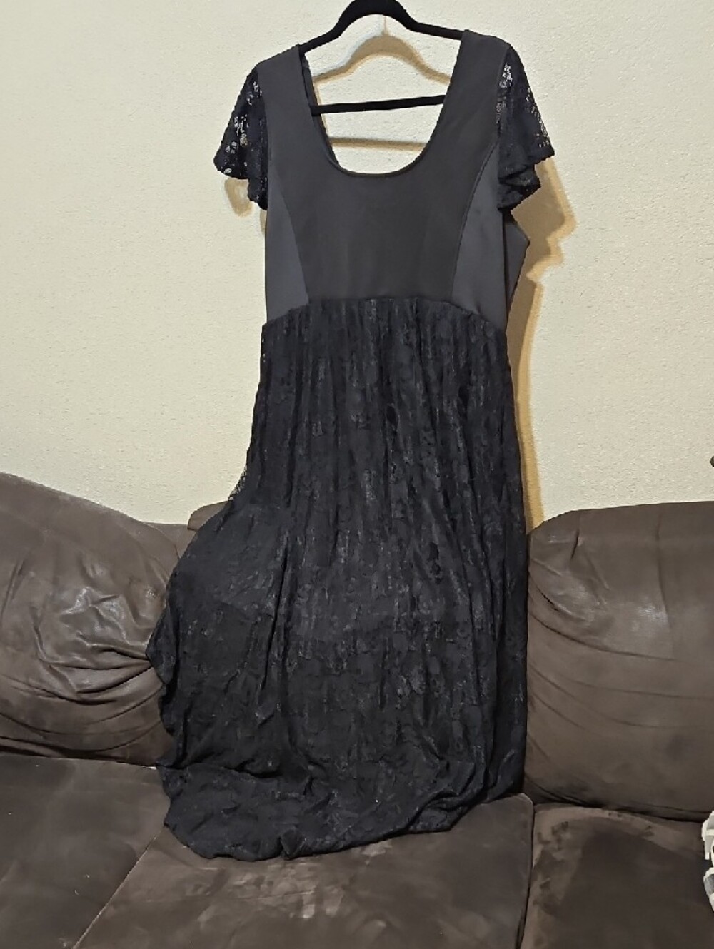 Hot Topic Black Lace High-Low Corset-Style Dress - Picture 7 of 10